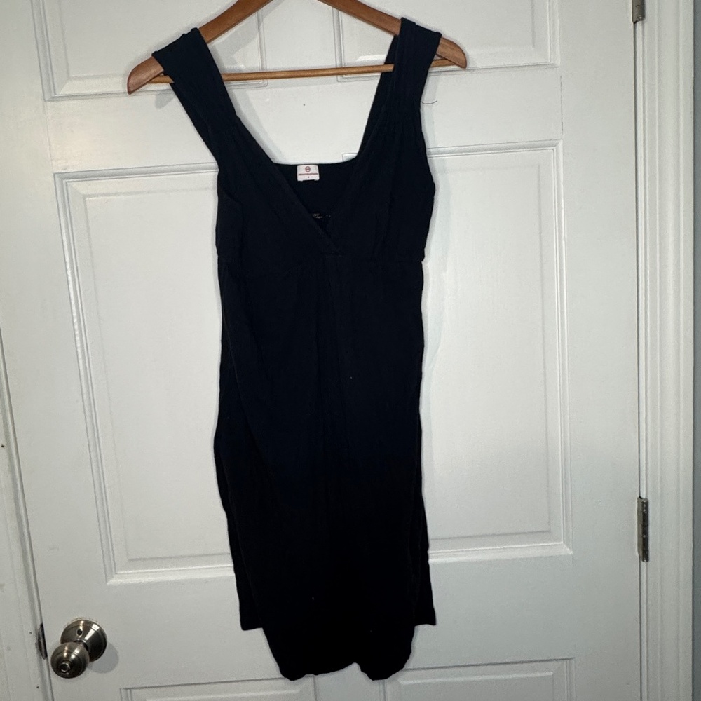 Adriano Goldschmied Black Sleeveless V-Neck Dress - size S small